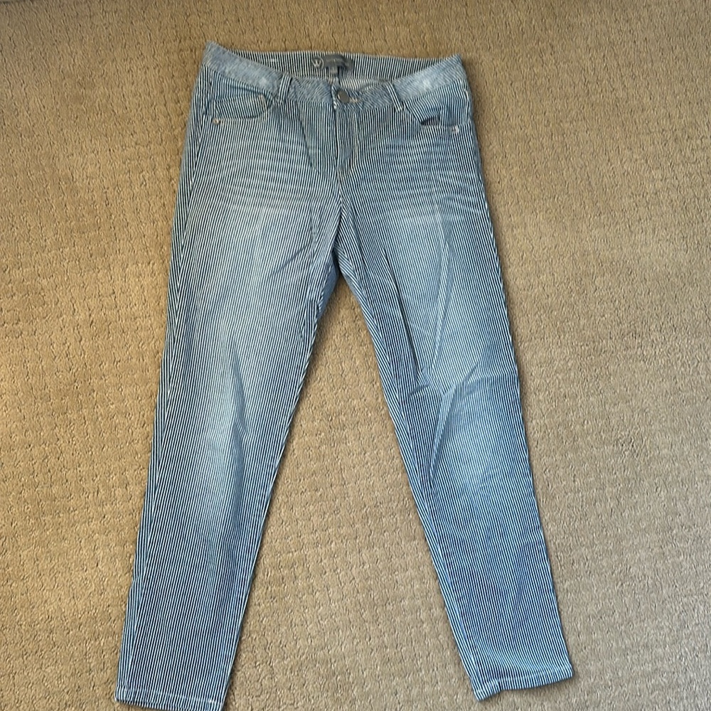 Wit & Widsom pinstripe jean